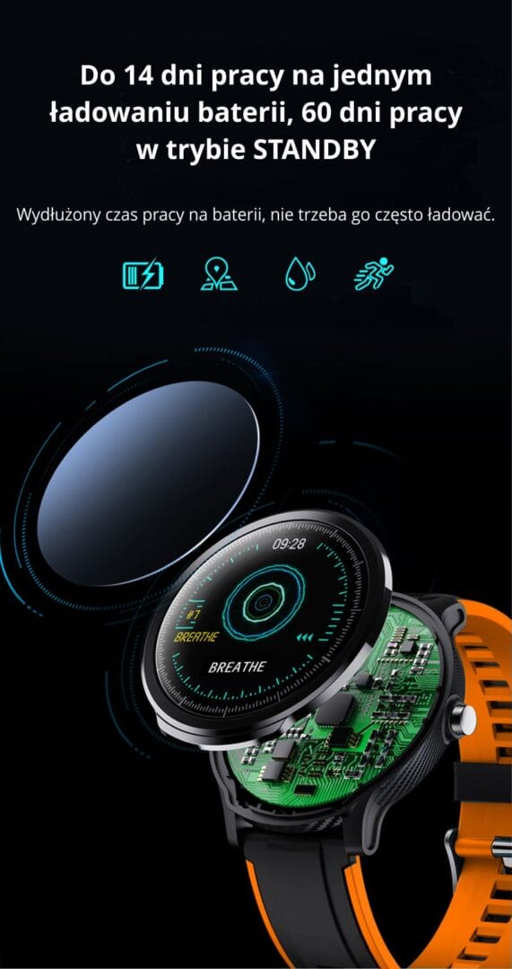 Manta SWT05BP - inteligentny i funkcjonalny zegarek