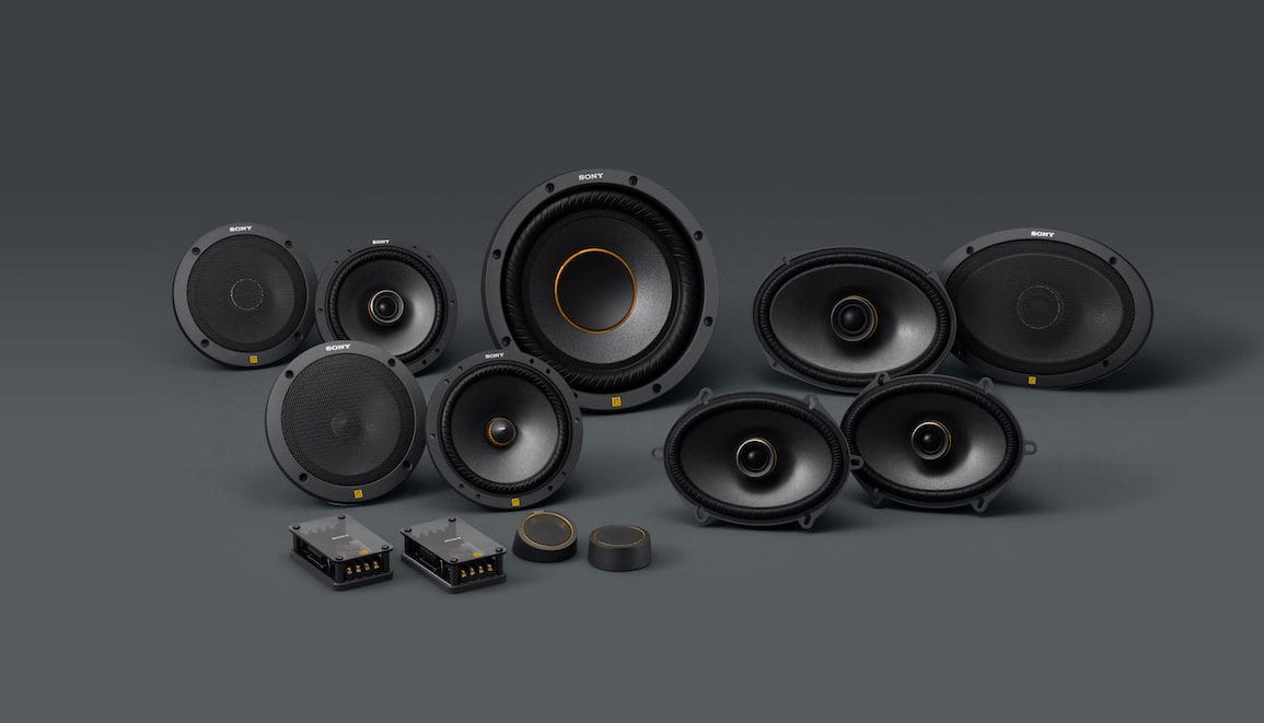 Mobile ES 5 Speakers with Grills Back Screen UPDATED with Logo Large