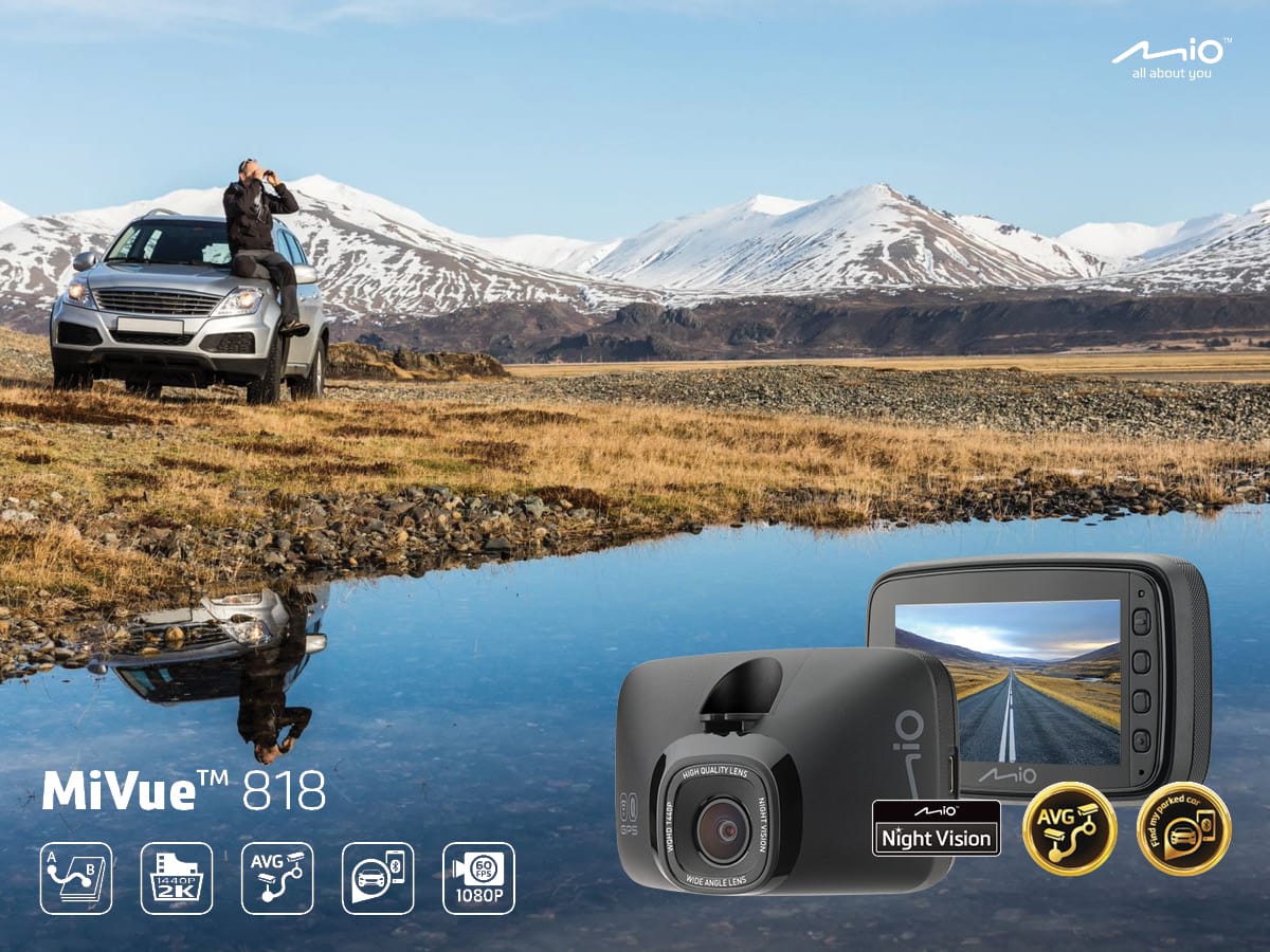 Mio MiVue 818 to kamera, która pomoże zlokalizować Ci Twój samochód!