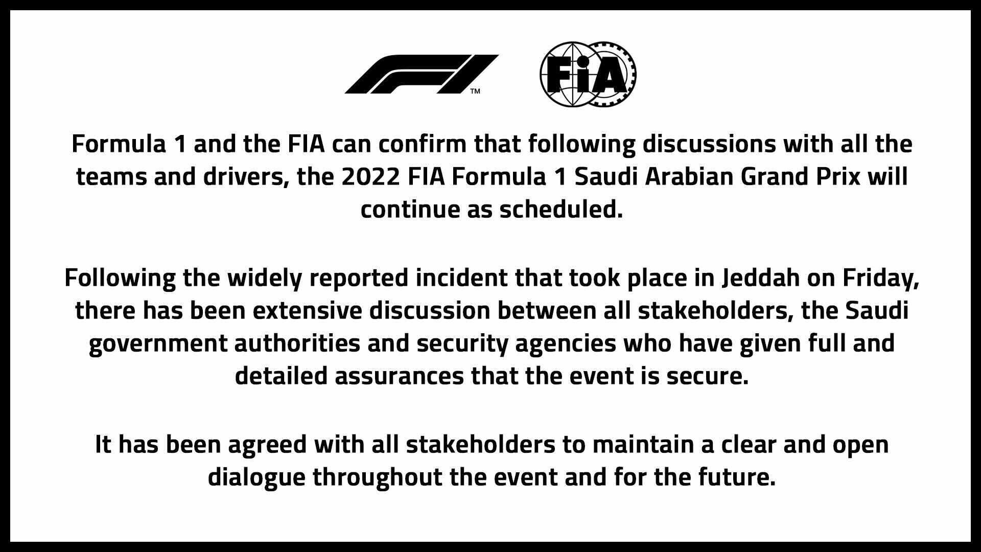 F1 Grand Prix Arabii Saudyjskiej. Czy wyścig się odbędzie?