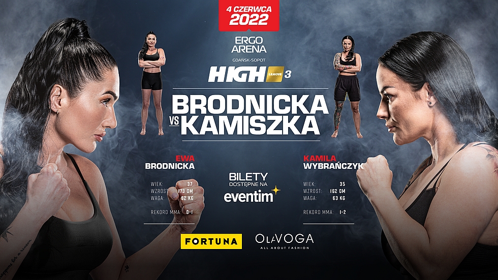 Ewa Brodnicka vs Kamila Wybrańczyk na HIGH League 3
