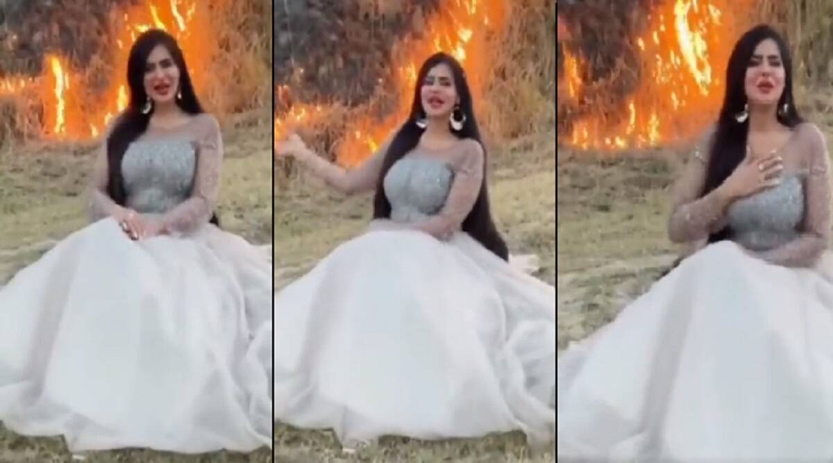 Tiktokerka z Pakistanu podpaliła las... dla wyświetleń