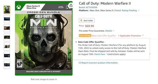 Znamy datę beta-testów Call of Duty Modern Warfare 2