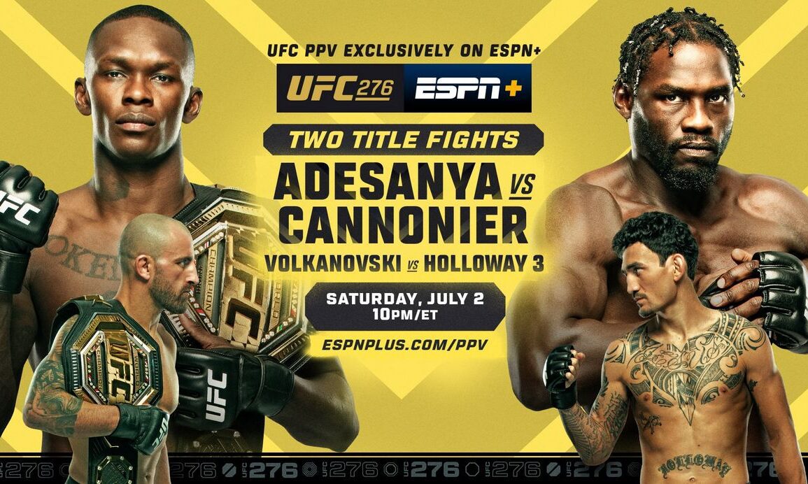 UFC 276: Israel Adesanya vs Jared Cannonier - walka MMA