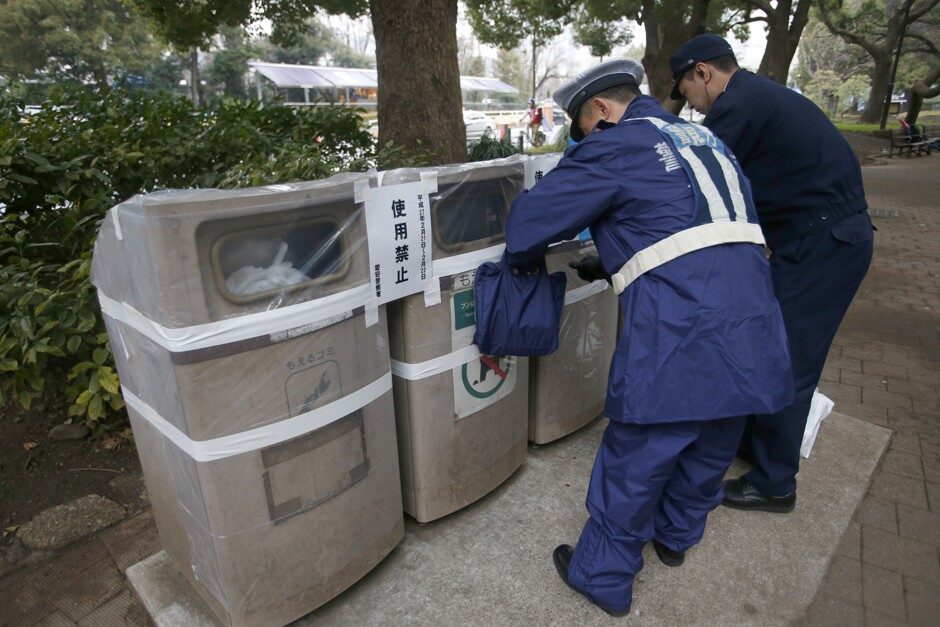 Dlaczego w Japonii nie ma koszy na śmieci?