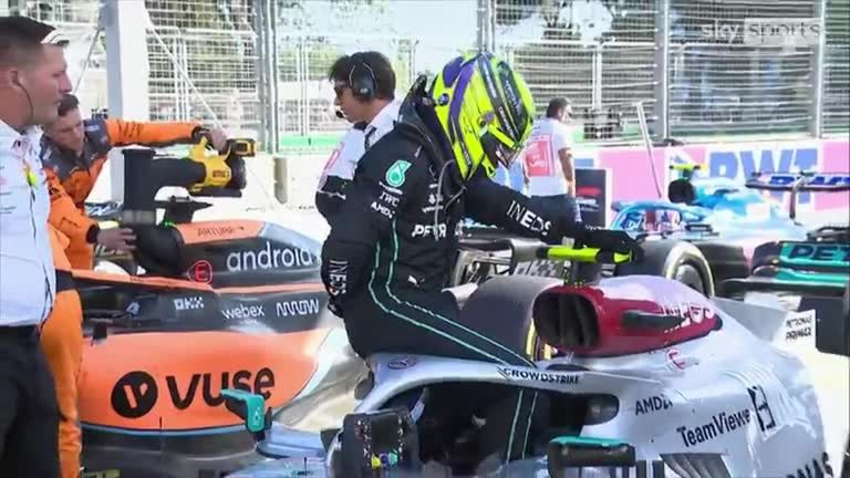 Lewis Hamilton ledwo wysiadł z bolidu po wyścigu o GP Azerbejdżanu