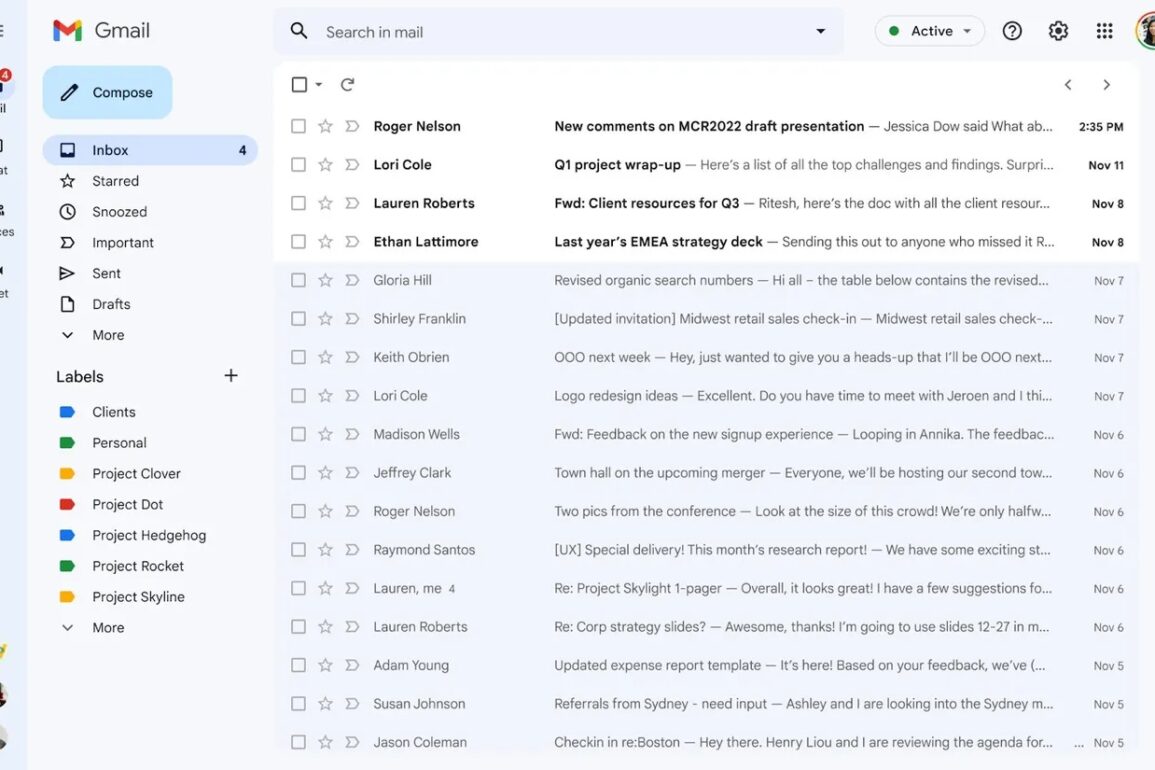 Gmail - od teraz nowy wygląd dostępny dla każdego