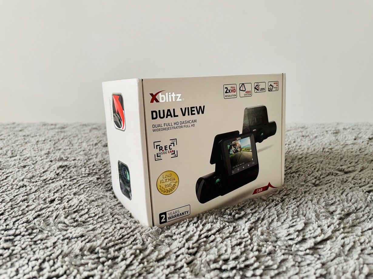 Xblitz Dual View - wideorejestrator dla kierowców zawodowych