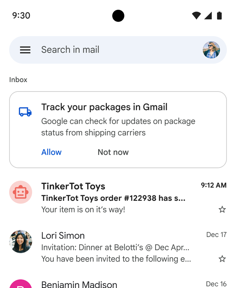 Gmail pomoże nam w śledzeniu swoich przesyłek