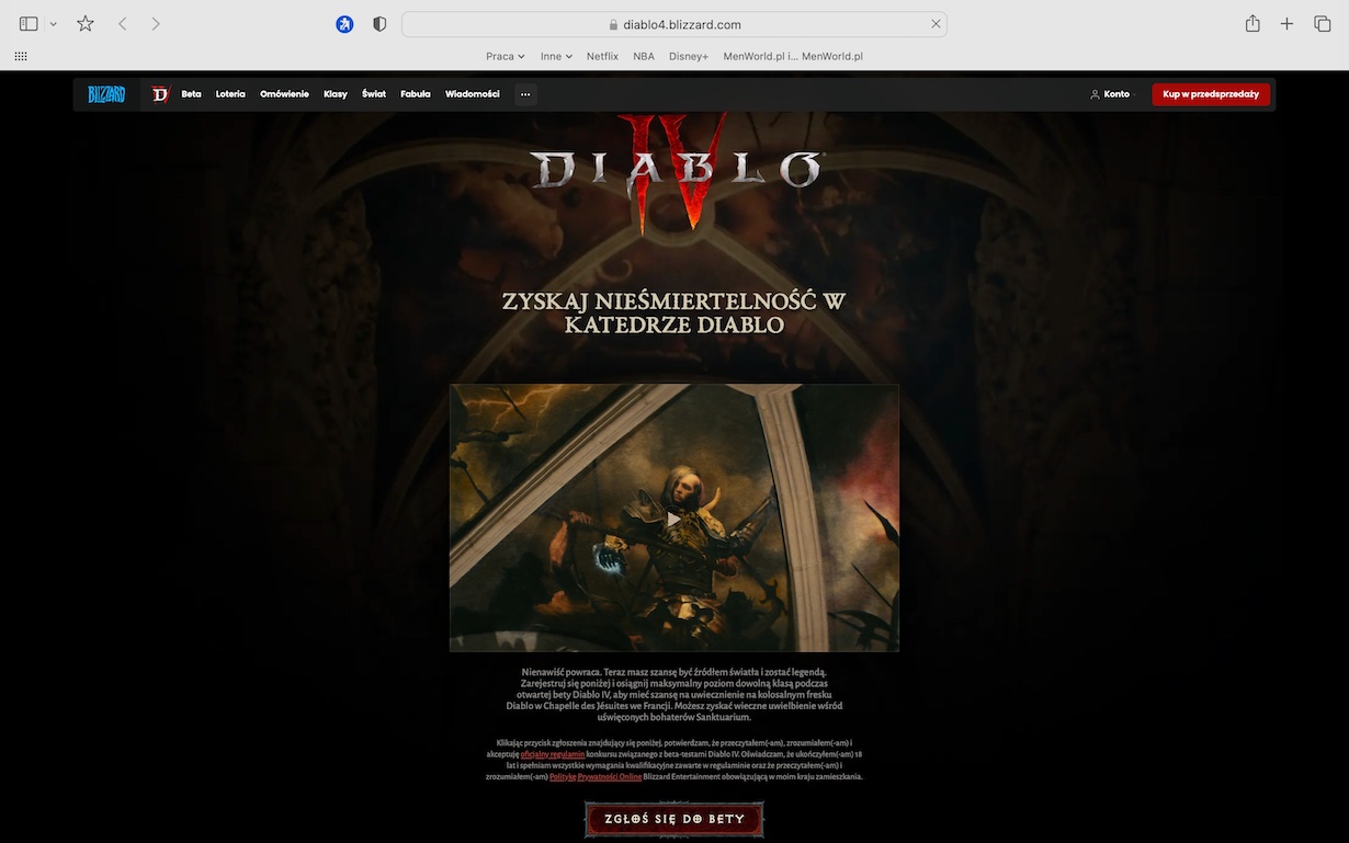 Beta Diablo 4 - jak i kiedy zagrać w darmową betę?