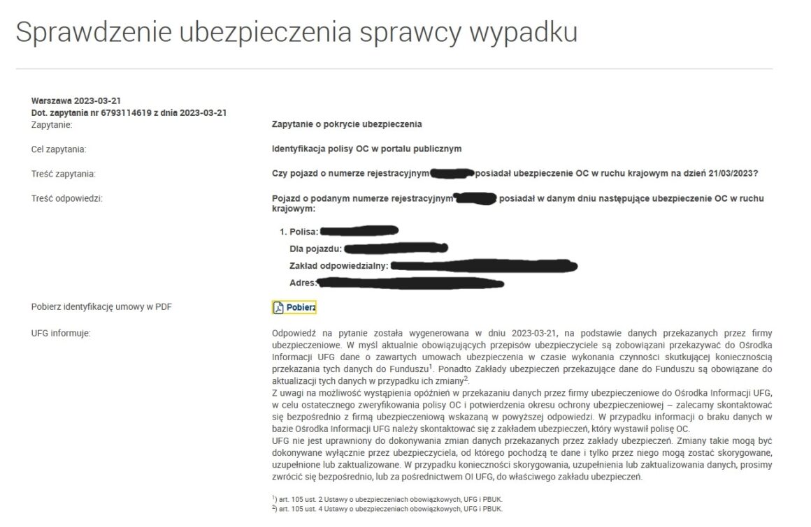 Polskie służby przenoszą tablice rejestracyjne między auta?