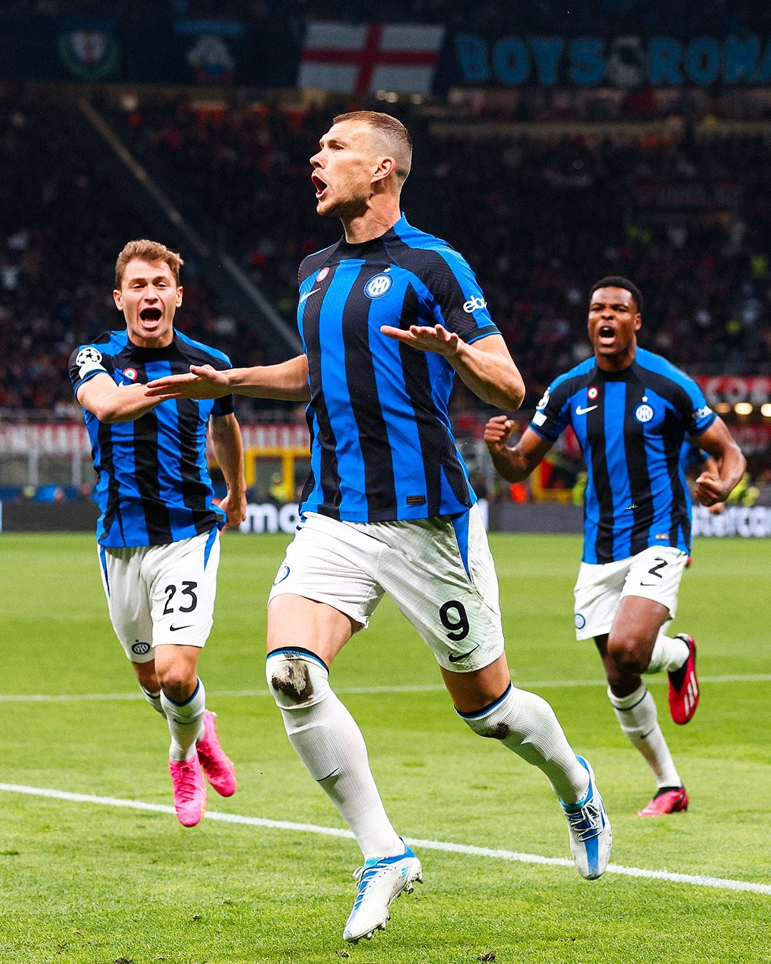 Inter vs Milan. Włoska wojna w LM. Gdzie oglądać? Fot. UCL @Twitter