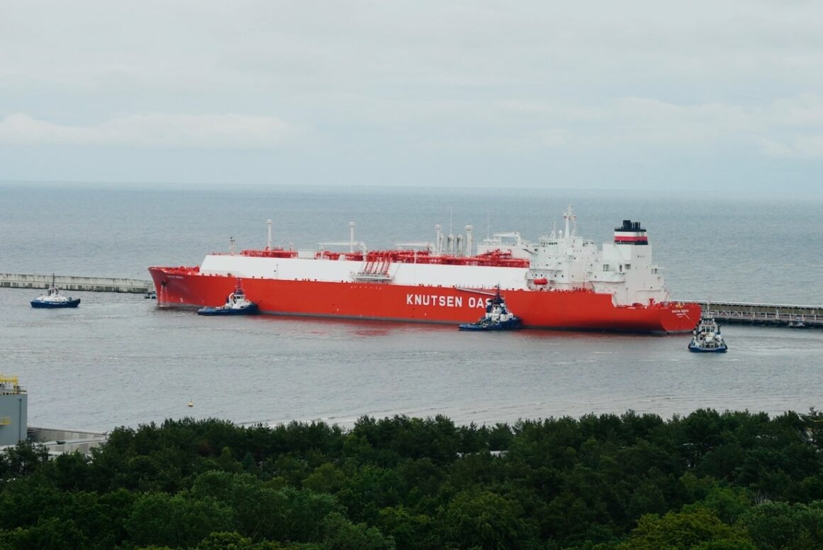 65 tys ton LNG w Polsce. Przypłynął gazowiec Grażyna Gęsicka