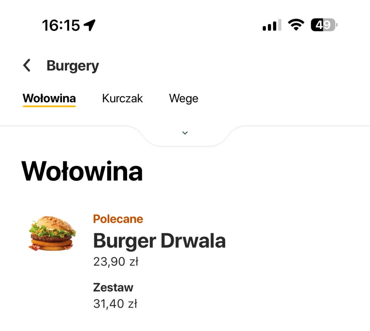 Burger Drwala od dziś w McDonald's. Możesz go zamówić przez aplikację aby uniknąć kolejek.