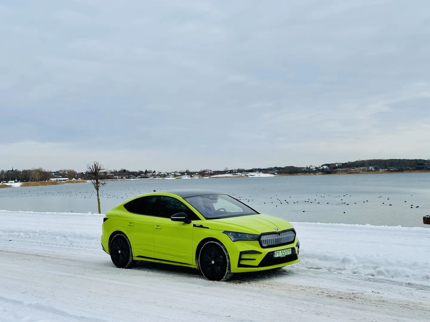 Test Skoda Enyaq Coupe RS w zimie.