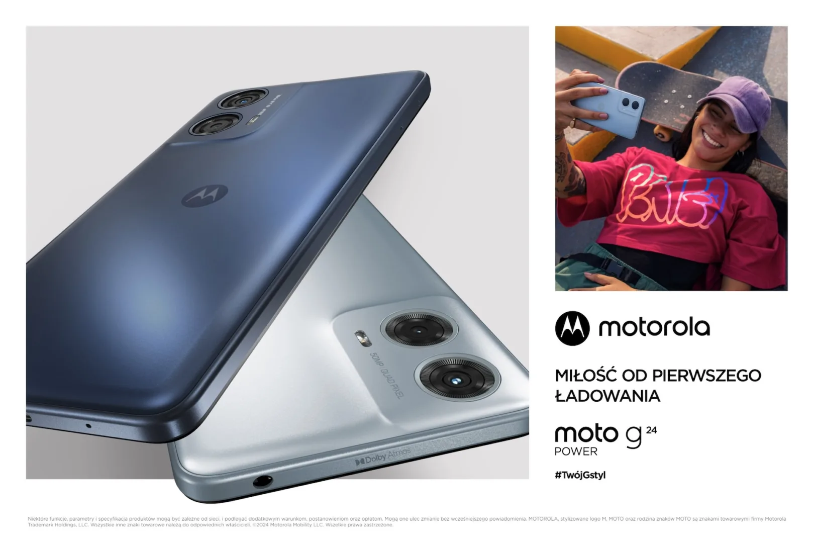 Nowe tanie smartfony Motorola moto g24 i moto g24 power.