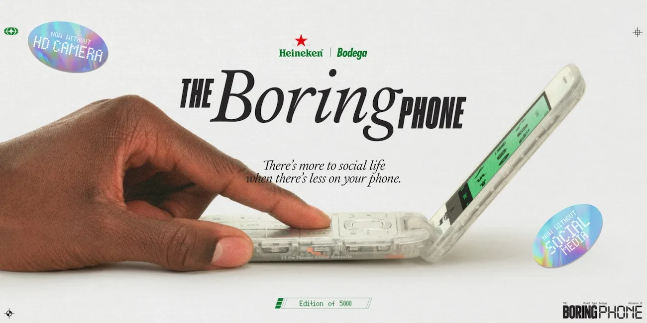 Ten telefon pochodzi z 2024 roku i będzie rozdawany za darmo. Fot. Heineken