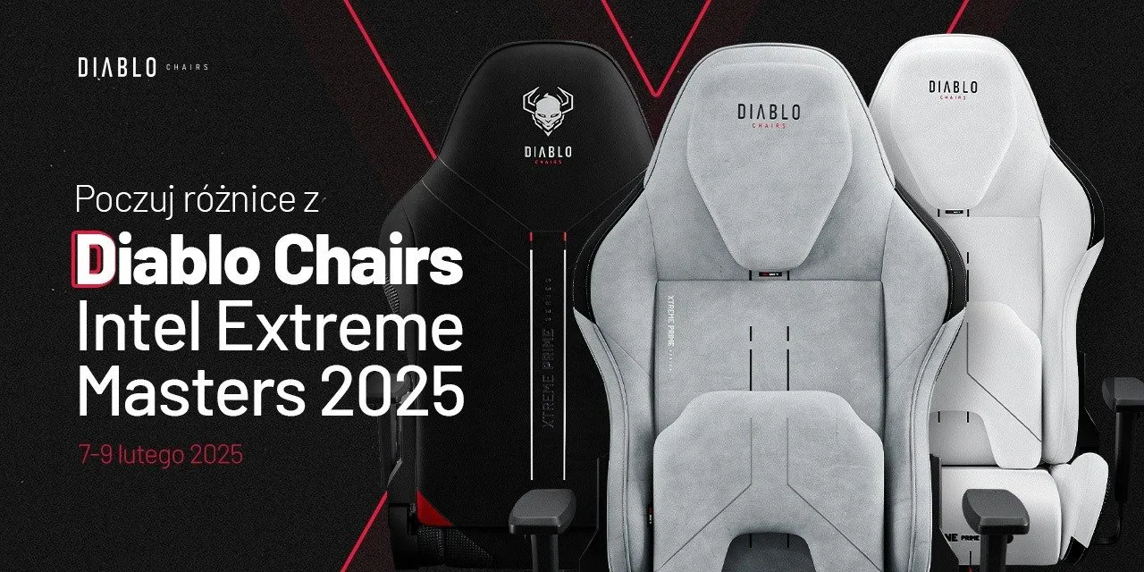 Nowe fotele Diablo Chairs na IEM 2025.