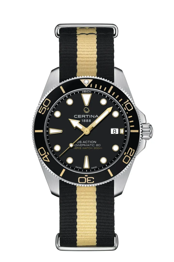 Debiut DS Action Diver 40,5 mm. Ekstremalna wytrzymałość! Certina DS Action Diver 40,5 mm.