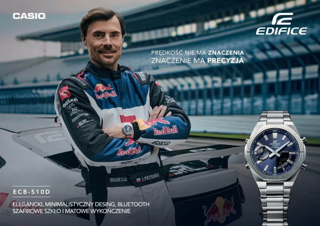 Kuba Przygoński x Casio Edifice.