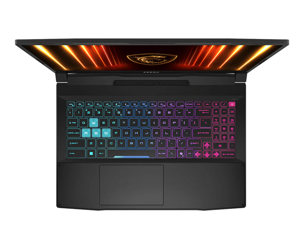 MSI z RTX 5060. Model Katana 15 HX i7-14650HX.
