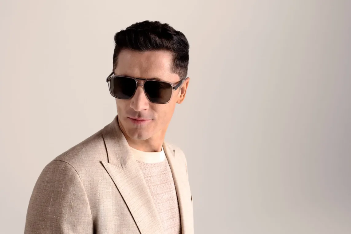 Robert Lewandowski i BOSS EYEWEAR wiosna/lato 2025