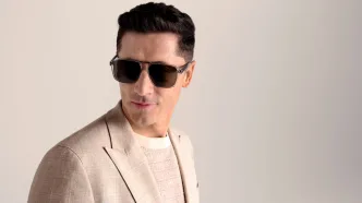 Robert Lewandowski i BOSS EYEWEAR wiosna/lato 2025