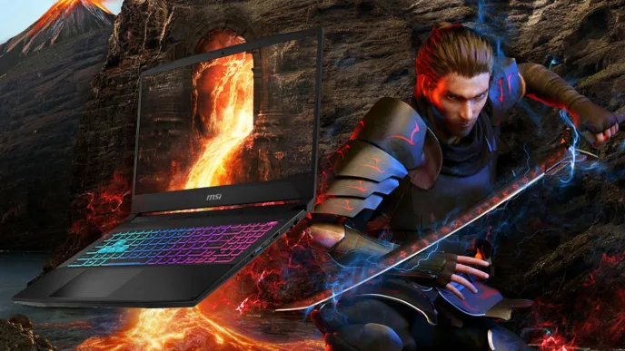 Laptopy MSI z kartami graficznymi NVIDIA GeForce RTX z serii 50