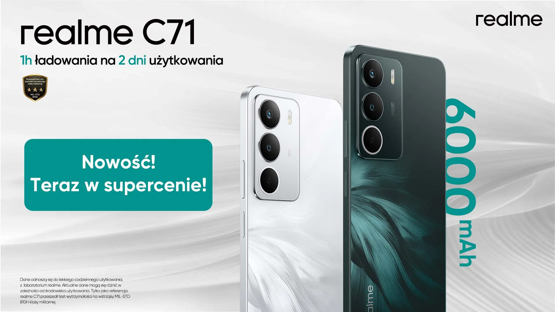Realme C71 już dostępny. Cechy? Duża bateria i rozsądna cena Realme C71 - budżetowy smartfon z dobrymi podzespołami.