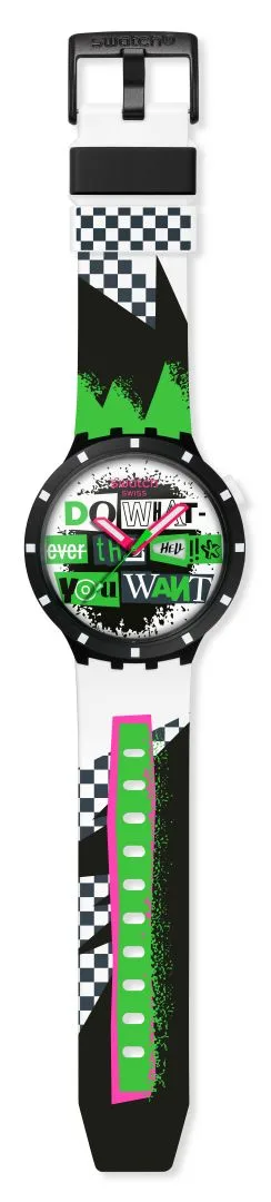 Oto kolekcja Swatch NO RULES! Marka idzie pod prąd. Zobacz Swatch No Rules SB03B701.