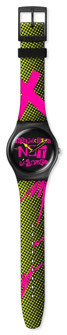 Oto kolekcja Swatch NO RULES! Marka idzie pod prąd. Zobacz Swatch No Rules SO32B121.