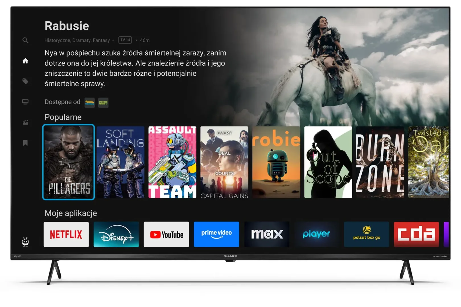 Sharp i TiVo OS. Co oferuje? System mają nawet TV za 599 zł! Sharp i TiVo OS.