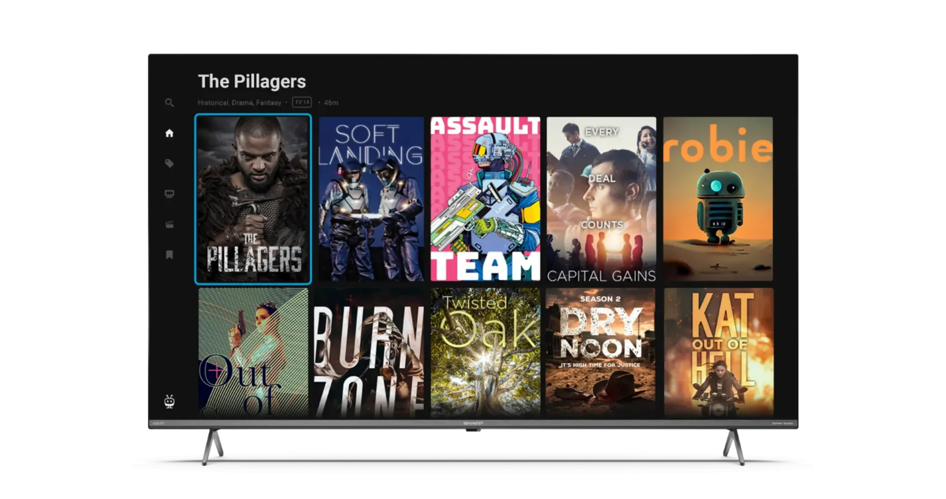 Sharp i TiVo OS. Co oferuje? System mają nawet TV za 599 zł! Sharp i TiVo OS.