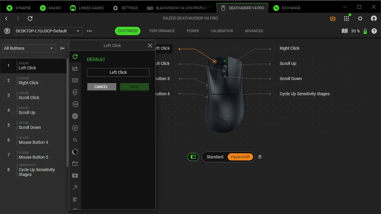 Aplikacja Razer.