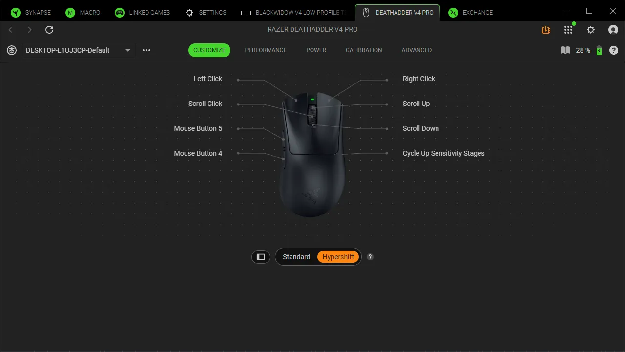 Aplikacja Razer.