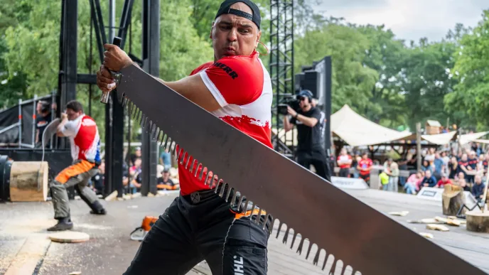 Michał Dubicki najlepszym drwalem Europy 2025. Relacja European Trophy STIHL TIMBERSPORTS.