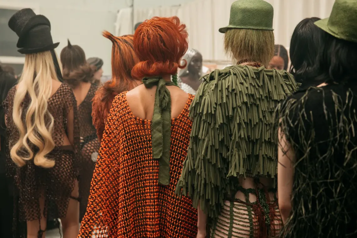 Zalando na Copenhagen Fashion Week. IAMISIGO zwycięża Visionary Award. Fot.: Backstage Tonya Matyu.