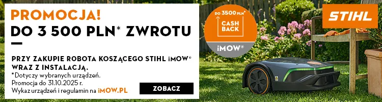Promocja Stihl jesień 2025 - cashback do 3500 zł!