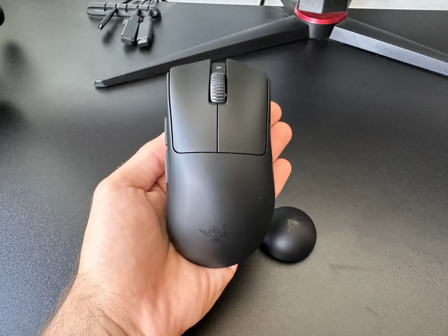 Test Razer DeathAdder V4 Pro. Fot.: Filip Gałecki.
