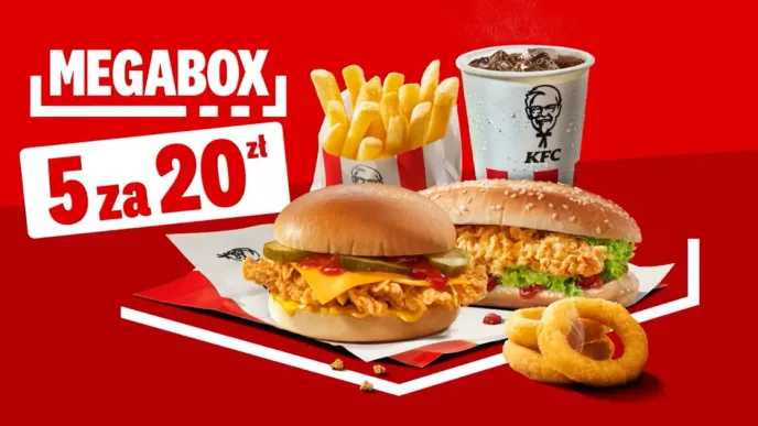 KFC MegaBox za 20 zł.