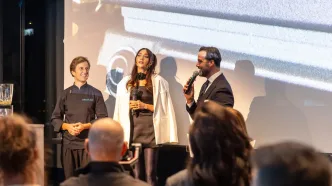 Cecotec w Polsce. Na zdjęciu David Gaboriaud, Klaudia Niescior, Conrado Moreno.