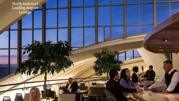 Star Alliance Lounge w Los Angeles.