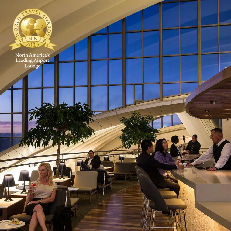 Star Alliance Lounge w Los Angeles.