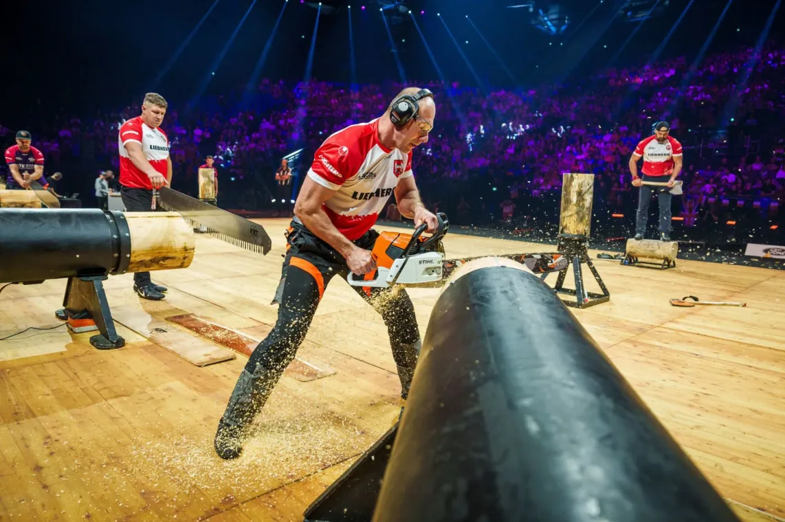 Polak w Mediolanie najmłodszym drwalem podczas XX Mistrzostw Świata STIHL Timbersports.