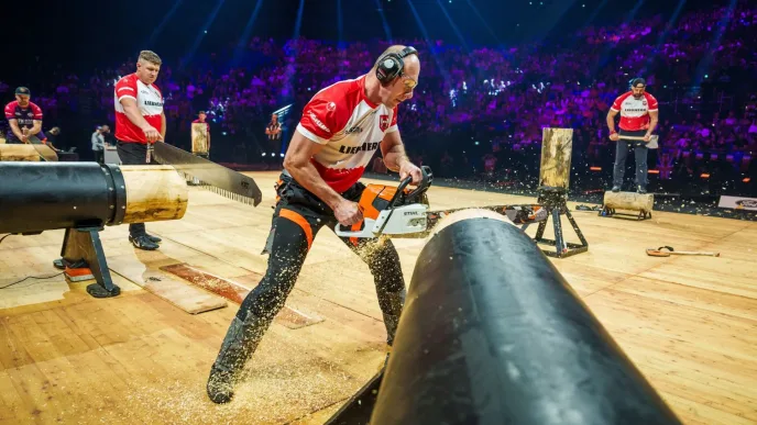 Polak w Mediolanie najmłodszym drwalem podczas XX Mistrzostw Świata STIHL Timbersports.