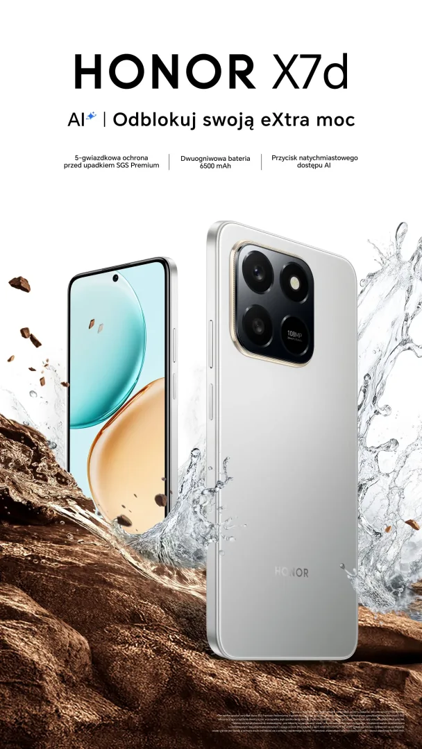 Smartfon HONOR X7d.