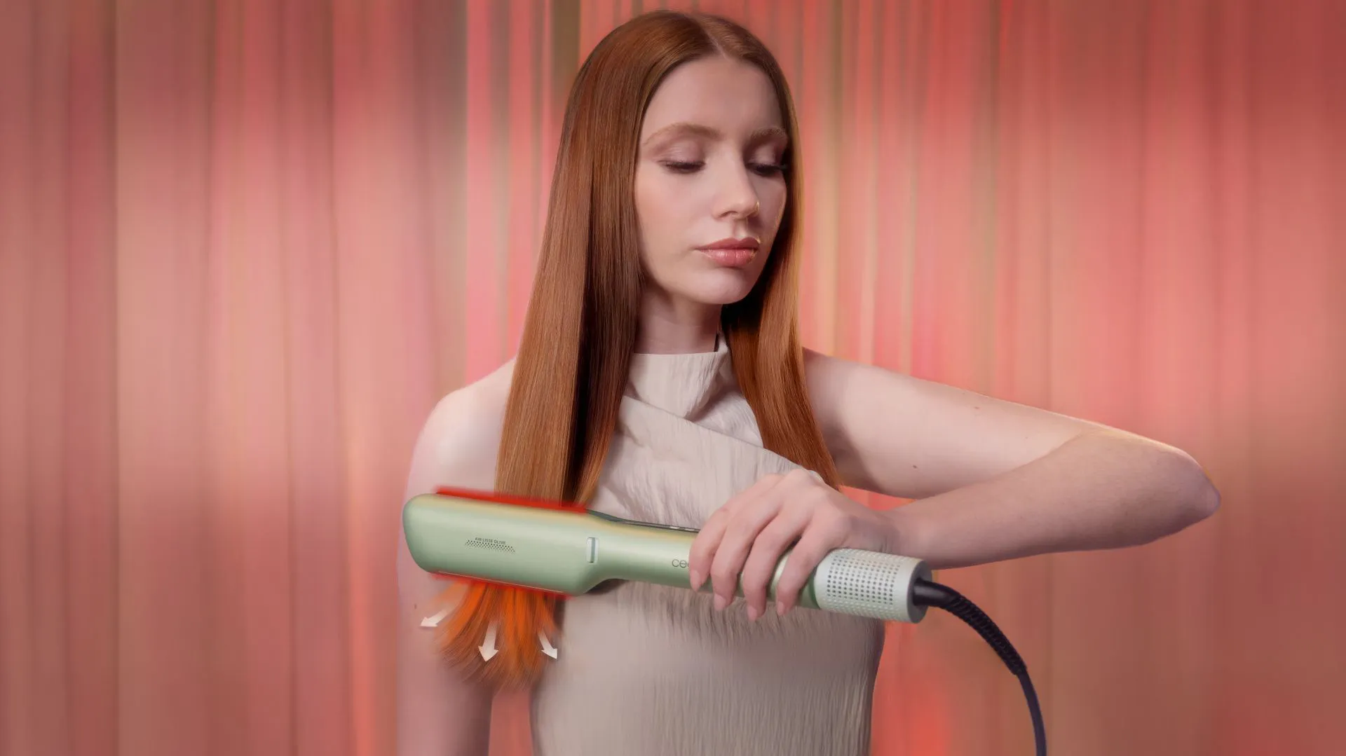 Cecotec Air Lisse Olive & Champagne