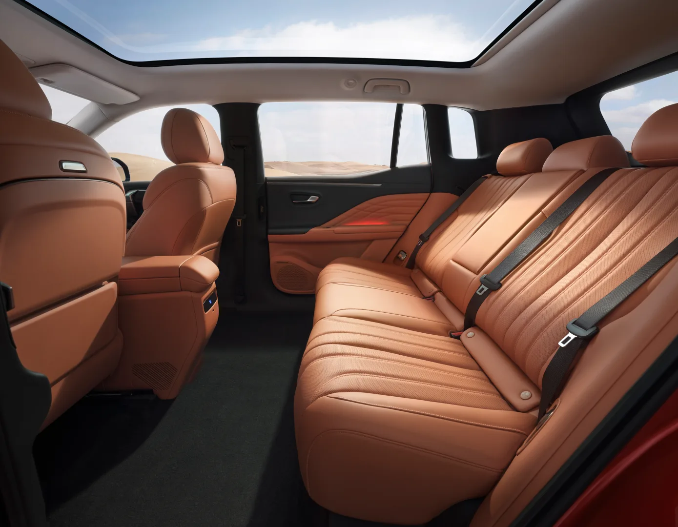 GAC Aion V za 699 zł netto miesięcznie. To elektryk z Chin Wnętrze Aion V