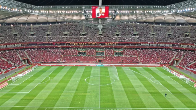 MŚ 2026 w piłce nożnej. Na zdjęciu PGE Narodowy w Warszawie.