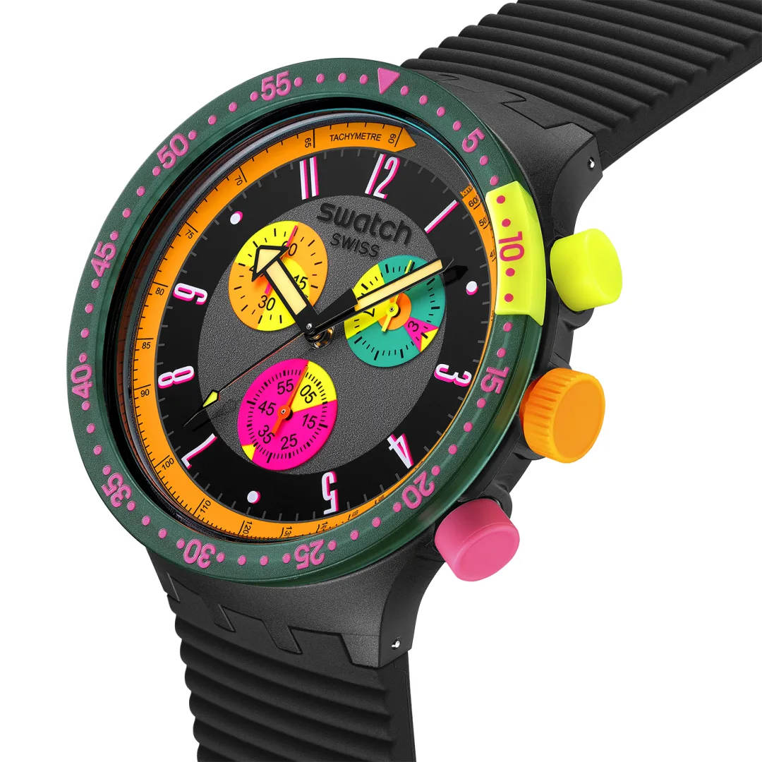 Najlepsze pomysły na prezenty świąteczne w 2025. Oto nasza lista! Swatch Neon Seppia